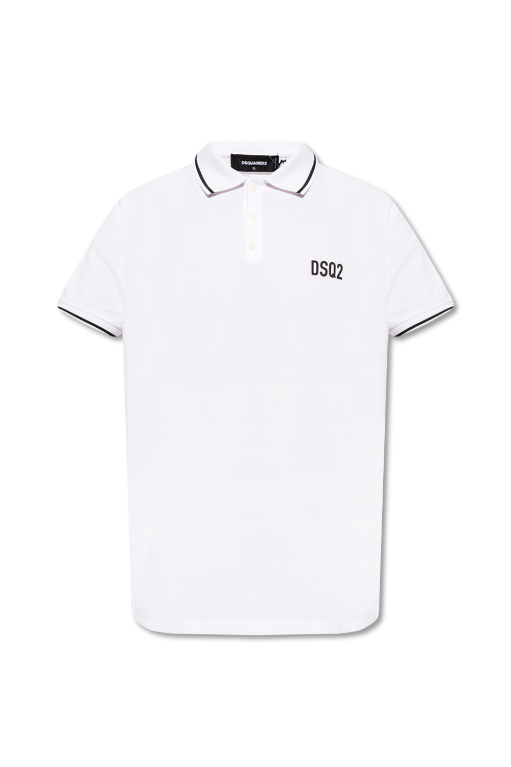 McnallysayajiShops MK AllSaints Brace ramskull logo polo shirt